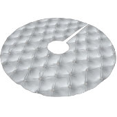 Jupon De Sapin En Polyester Brossé Faux velours gris doux et chaud (Angle)