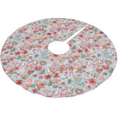 Jupon De Sapin En Polyester Brossé Festive : Noël Cookie Wonderland (Angle)