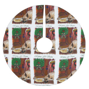 Jupon De Sapin En Polyester Brossé Fête Noël grand Danse