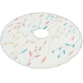 Jupon De Sapin En Polyester Brossé feuille d'arbre (Angle)