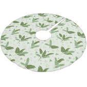 Jupon De Sapin En Polyester Brossé Feuille de banane avec des triangles (Angle)