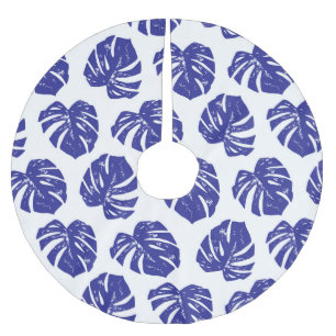 Jupon De Sapin En Polyester Brossé Feuilles de palmiers : Motif naturel