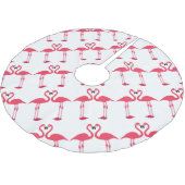 Jupon De Sapin En Polyester Brossé flamand-oiseau-amour- (Angle)