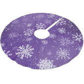 Jupon De Sapin En Polyester Brossé Flèche blanche Améthyste violet (Angle)