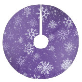 Jupon De Sapin En Polyester Brossé Flèche blanche Améthyste violet (Devant)