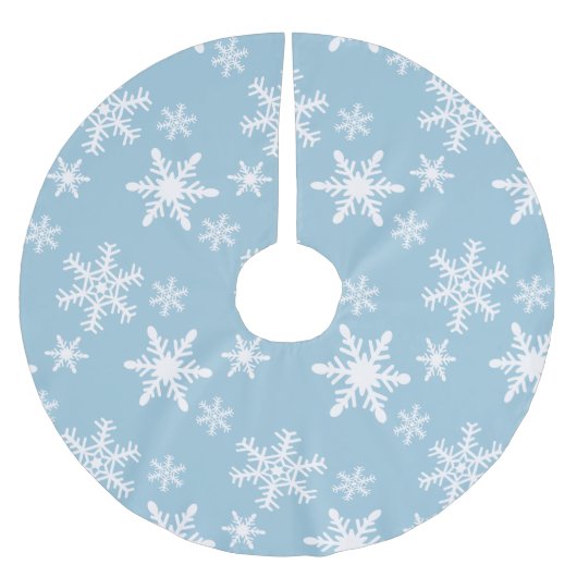 Jupon De Sapin En Polyester Brossé Flèches bleues et blanches (Devant)