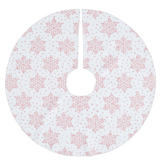 Jupon De Sapin En Polyester Brossé Flèches roses (Devant)