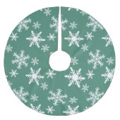 Jupon De Sapin En Polyester Brossé Flèches vertes et blanches (Devant)