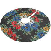 Jupon De Sapin En Polyester Brossé Fleur alpine suisse d'edelweiss (Angle)