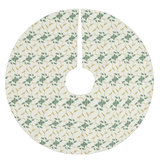 Jupon De Sapin En Polyester Brossé Fleur d'Ivoire Royale Joyeuse (Devant)
