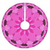 Jupon De Sapin En Polyester Brossé Fleur rose (Devant)