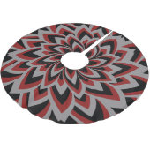 JUPON DE SAPIN EN POLYESTER BROSSÉ FLEUR TOURBILLON COMPLET (Angle)