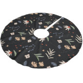 Jupon De Sapin En Polyester Brossé Fleurs d'eau simples 1 (Angle)