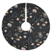 Jupon De Sapin En Polyester Brossé Fleurs d'eau simples 1 (Devant)
