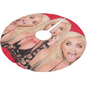 Jupon De Sapin En Polyester Brossé Flirty blonde Thunder_Cove (Angle)