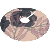Jupon De Sapin En Polyester Brossé Floral abstract elegance, artistic background. (Angle)