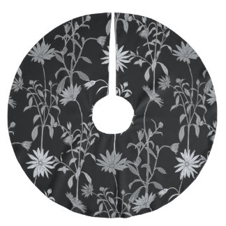 Jupon De Sapin En Polyester Brossé Floral vintage : arrière - plan d'invitation sans