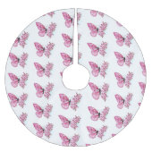 Jupon De Sapin En Polyester Brossé Flower Butterfly (Devant)