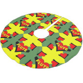 Jupon De Sapin En Polyester Brossé Flûte sur le coeur (Angle)