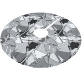 Jupon De Sapin En Polyester Brossé Flûtes se chevauchant (Angle)