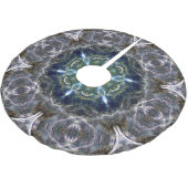 Jupon De Sapin En Polyester Brossé Folk Mandala (Angle)