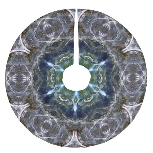 Jupon De Sapin En Polyester Brossé Folk Mandala (Devant)