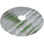 Jupon De Sapin En Polyester Brossé Forêt de Birch Nature (Angle)