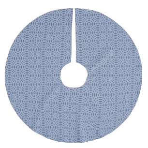 Jupon De Sapin En Polyester Brossé formes circulaires motif sans couture