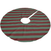 Jupon De Sapin En Polyester Brossé Frappes de Noël (Angle)