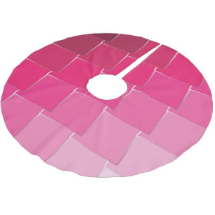Jupon De Sapin En Polyester Brossé fuchsia 11