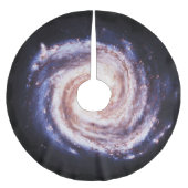 Jupon De Sapin En Polyester Brossé Galaxie de manière laiteuse (Devant)