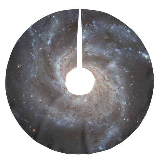 Jupon De Sapin En Polyester Brossé Galaxie spirale Messier 101 (Devant)