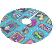 Jupon De Sapin En Polyester Brossé Galerie murale : collection d'images diverses (Angle)