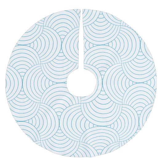 Jupon De Sapin En Polyester Brossé geometric #2 (Devant)