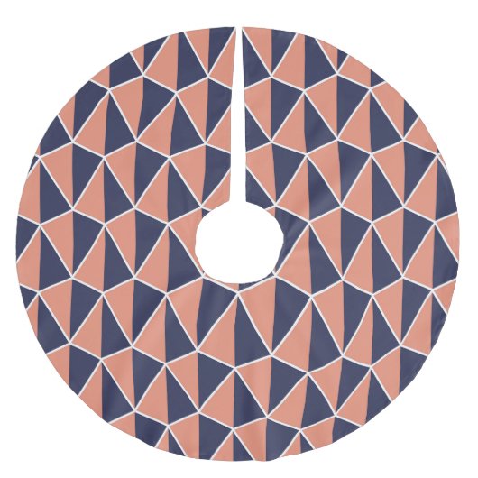 Jupon De Sapin En Polyester Brossé Géométrique Abstraite : Art Déco sans couture (Devant)