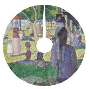 Jupon De Sapin En Polyester Brossé Georges Seurat - Un dimanche à La Grande Jatte