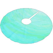 Jupon De Sapin En Polyester Brossé Glace à la menthe (Angle)