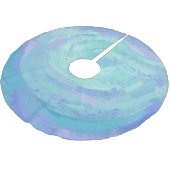 Jupon De Sapin En Polyester Brossé Glacier (Angle)