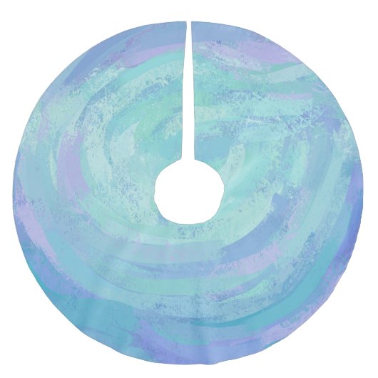 Jupon De Sapin En Polyester Brossé Glacier (Devant)