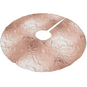 Jupon De Sapin En Polyester Brossé Glam or rose (Angle)