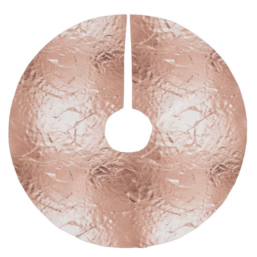 Jupon De Sapin En Polyester Brossé Glam or rose (Devant)