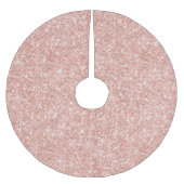 Jupon De Sapin En Polyester Brossé Glam Parties scintillant or Blush Rose (Devant)