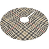 Jupon De Sapin En Polyester Brossé Glen Check Plaid Pixel Art (Angle)