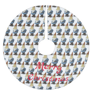 Jupon De Sapin En Polyester Brossé Gnome de vacances d'hiver Thunder_Cove