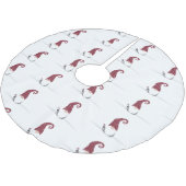 Jupon De Sapin En Polyester Brossé Gnome for the Holidays Design scandinave (Angle)