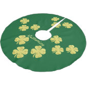Jupon De Sapin En Polyester Brossé Golden Shamrocks Thunder_Cove (Angle)