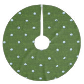 Jupon De Sapin En Polyester Brossé Golf Putting Green Monogramme Jupe de Noël (Devant)