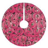 Jupon De Sapin En Polyester Brossé Graphique rose Art Nouveau Rennie Macintosh (Devant)