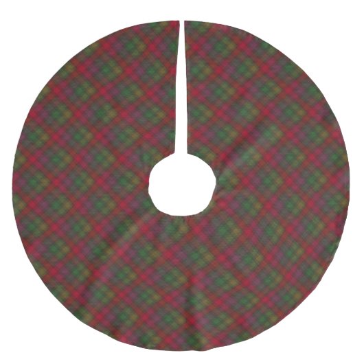 Jupon De Sapin En Polyester Brossé Green and red (Devant)