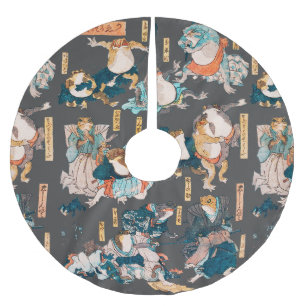 Jupon De Sapin En Polyester Brossé Grenouille japonaise ukiyo-e Froggies